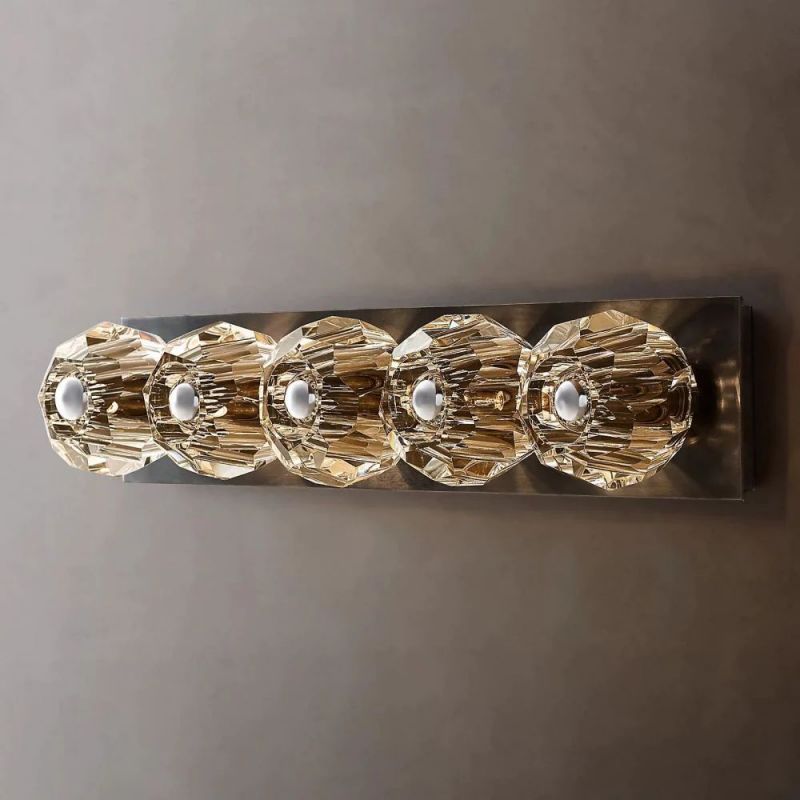 Kelly Glass Linear Grand Wall Sconce-Fullstarlighting