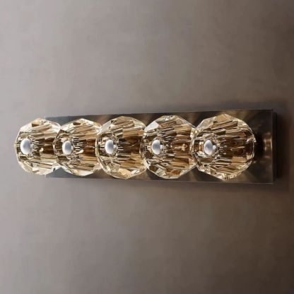 Kelly Glass Linear Grand Wall Sconce-Fullstarlighting