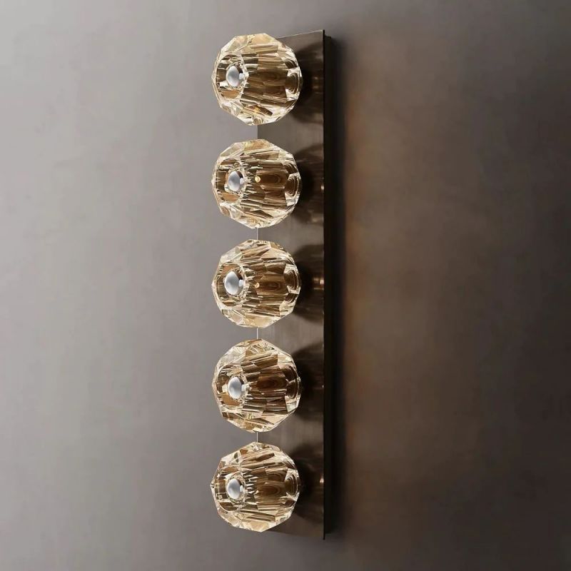 Kelly Glass Linear Grand Wall Sconce-Fullstarlighting