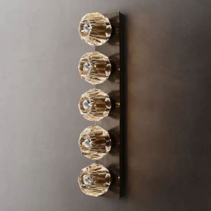 Kelly Glass Linear Grand Wall Sconce-Fullstarlighting