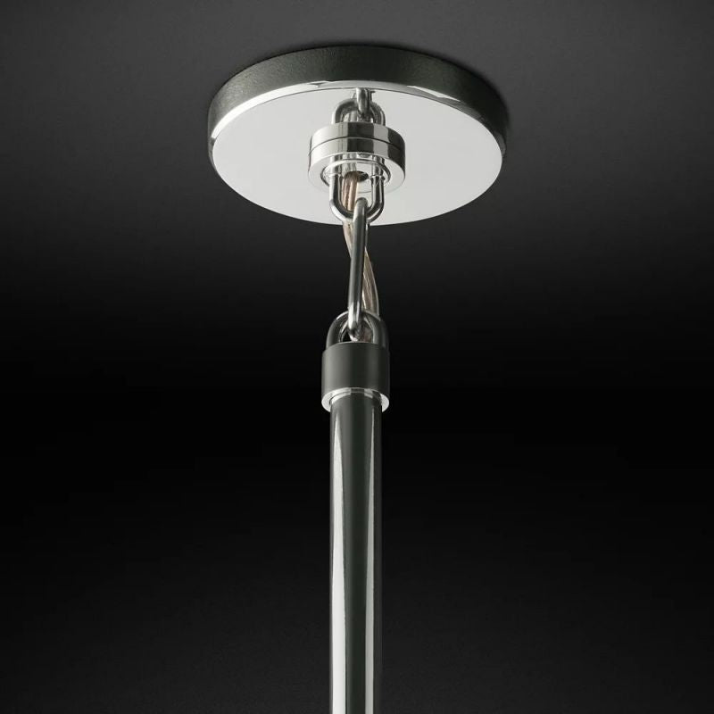 Kelly Glass Oval Chandelier 72''-Fullstarlighting