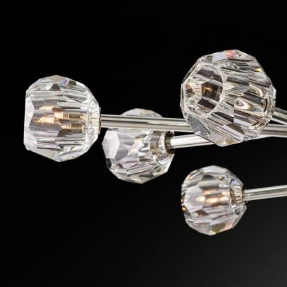Kelly Glass Oval Chandelier 72''-Fullstarlighting