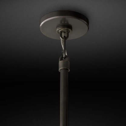 Kelly Glass Oval Chandelier 72''-Fullstarlighting