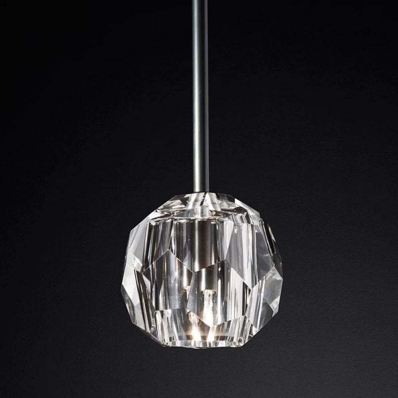 Kelly Clear Glass Rod Pendant