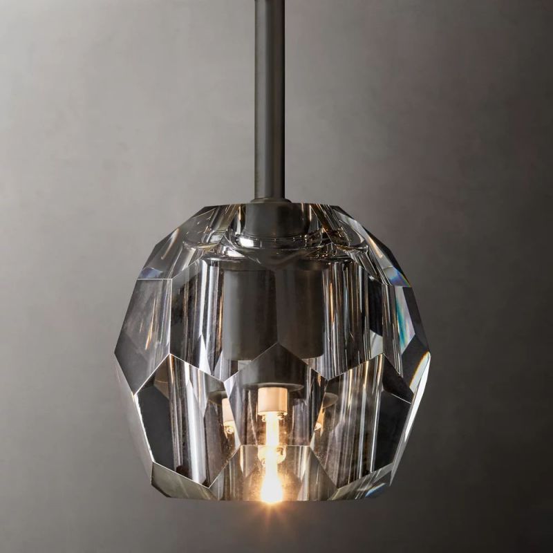Kelly Clear Glass Rod Pendant