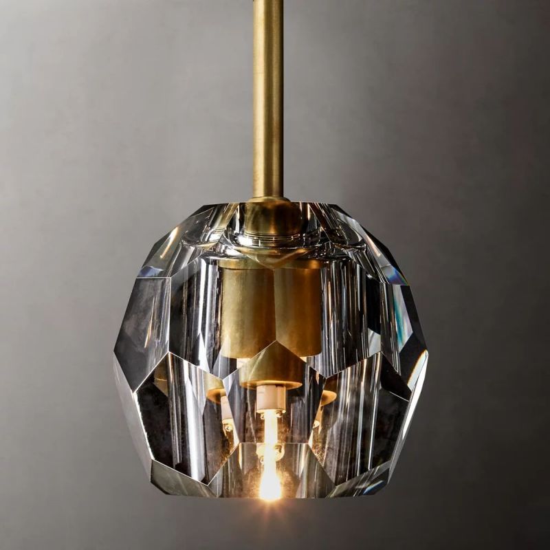 Kelly Clear Glass Rod Pendant