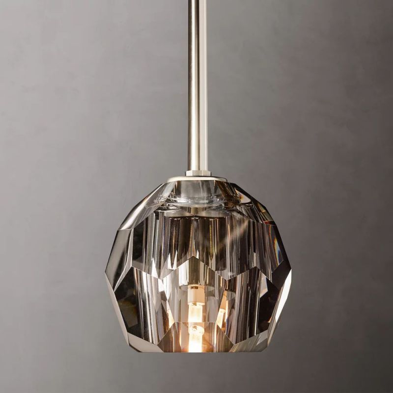 Kelly Clear Glass Rod Pendant