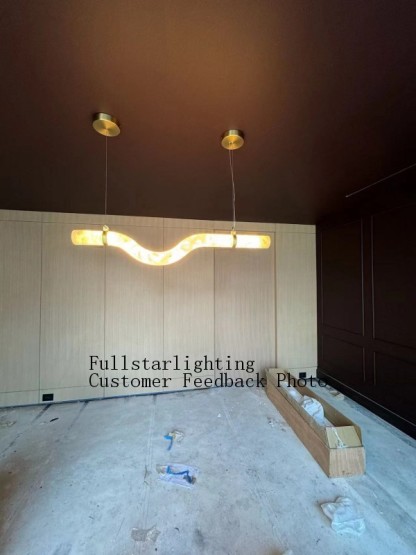 Simplicity Alabaster Pendant Lights-Fullstarlighting