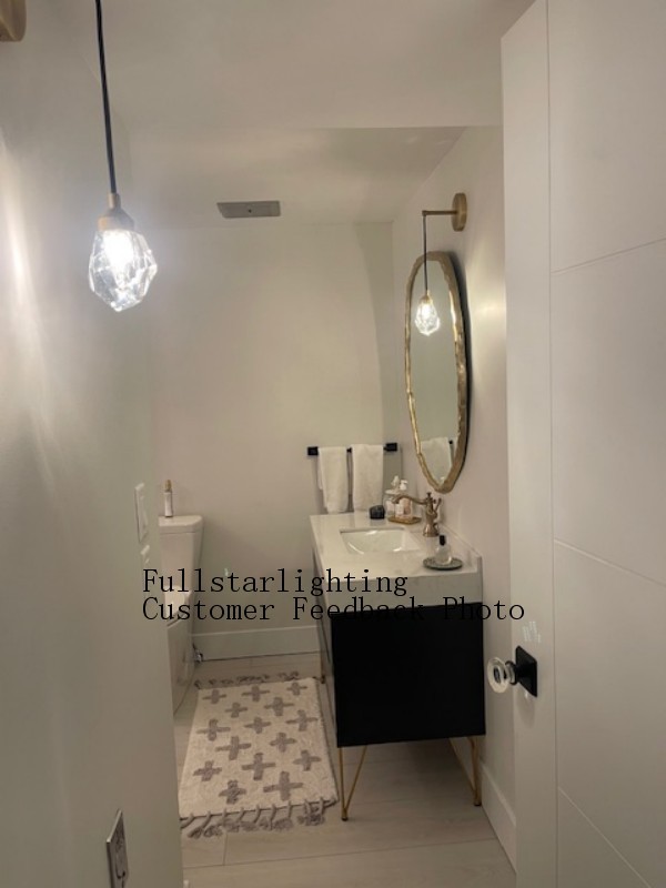 Slipe Faceted Crystal Prisms Wall Sconce (Cord)