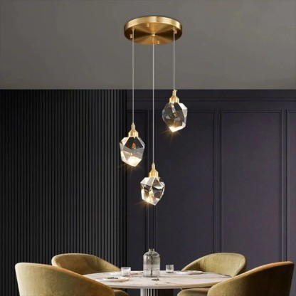 Slipe Faceted Round Pendant