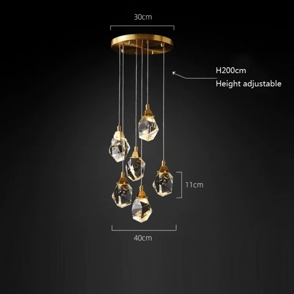Slipe Faceted Round Pendant