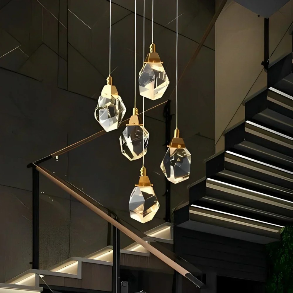 Slipe Faceted Round Pendant