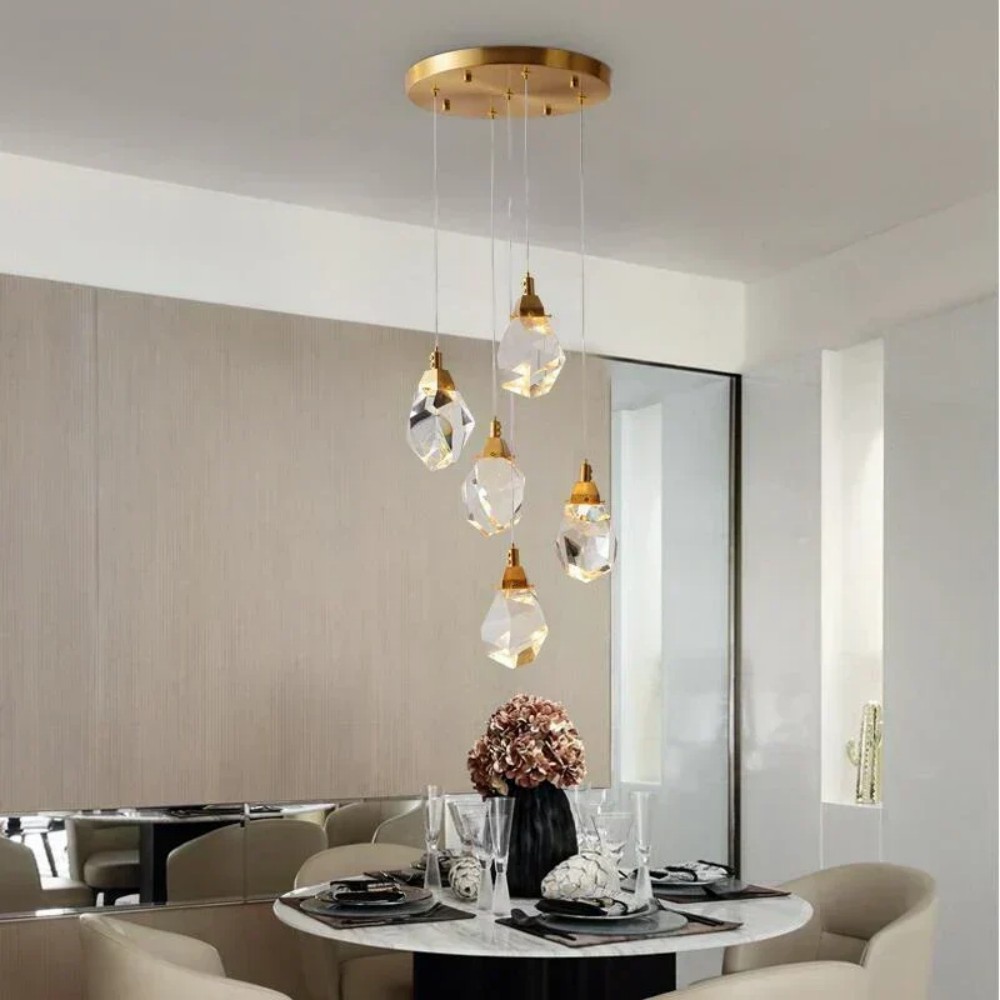 Slipe Faceted Round Pendant