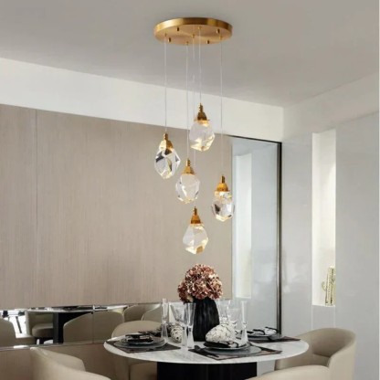 Slipe Faceted Round Pendant