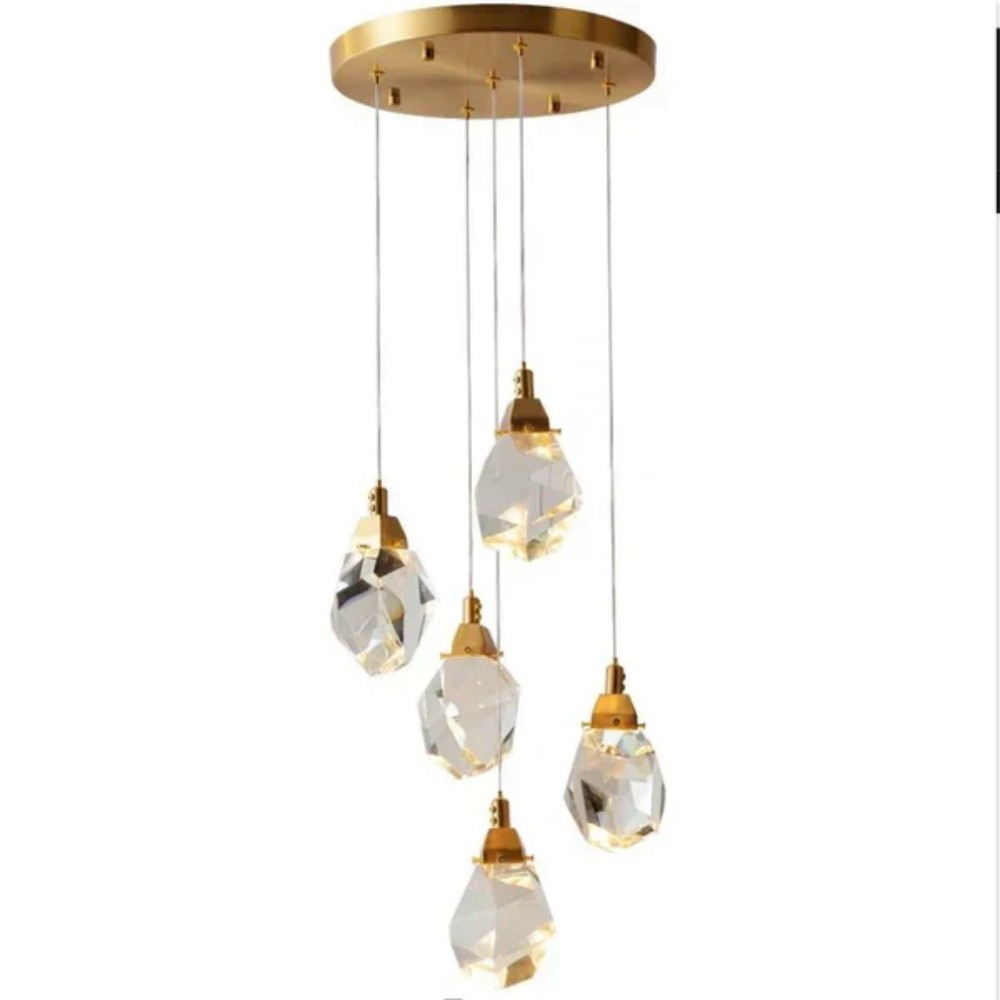 Slipe Faceted Round Pendant