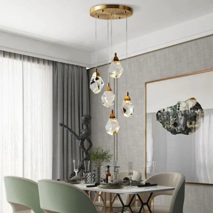 Slipe Faceted Round Pendant