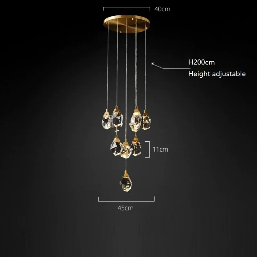 Slipe Faceted Round Pendant