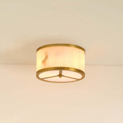 Small Upsala Alabaster Flush Mount Ceiling Light-Fullstarlighting