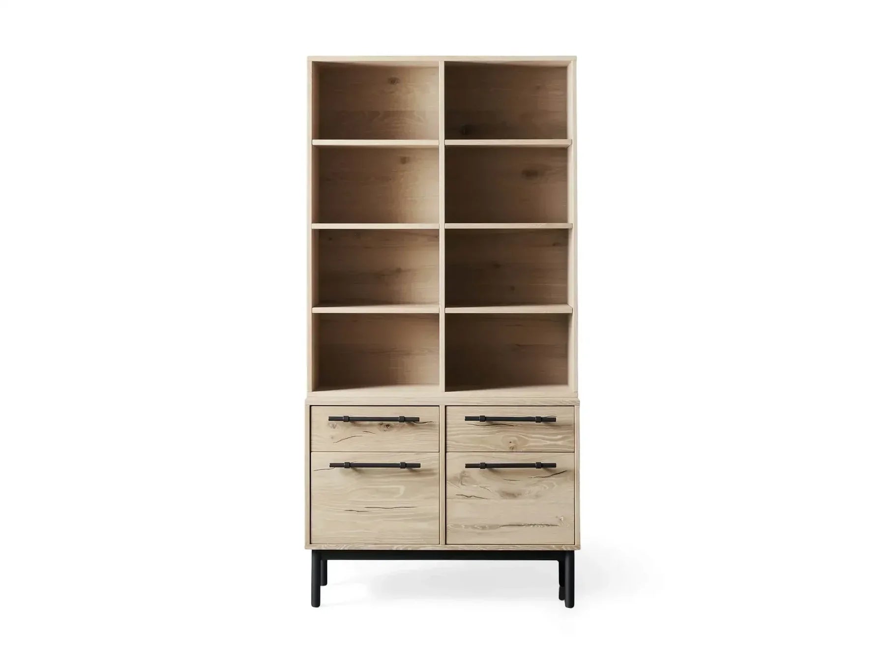 Sullivan Single Bookcase with File Base