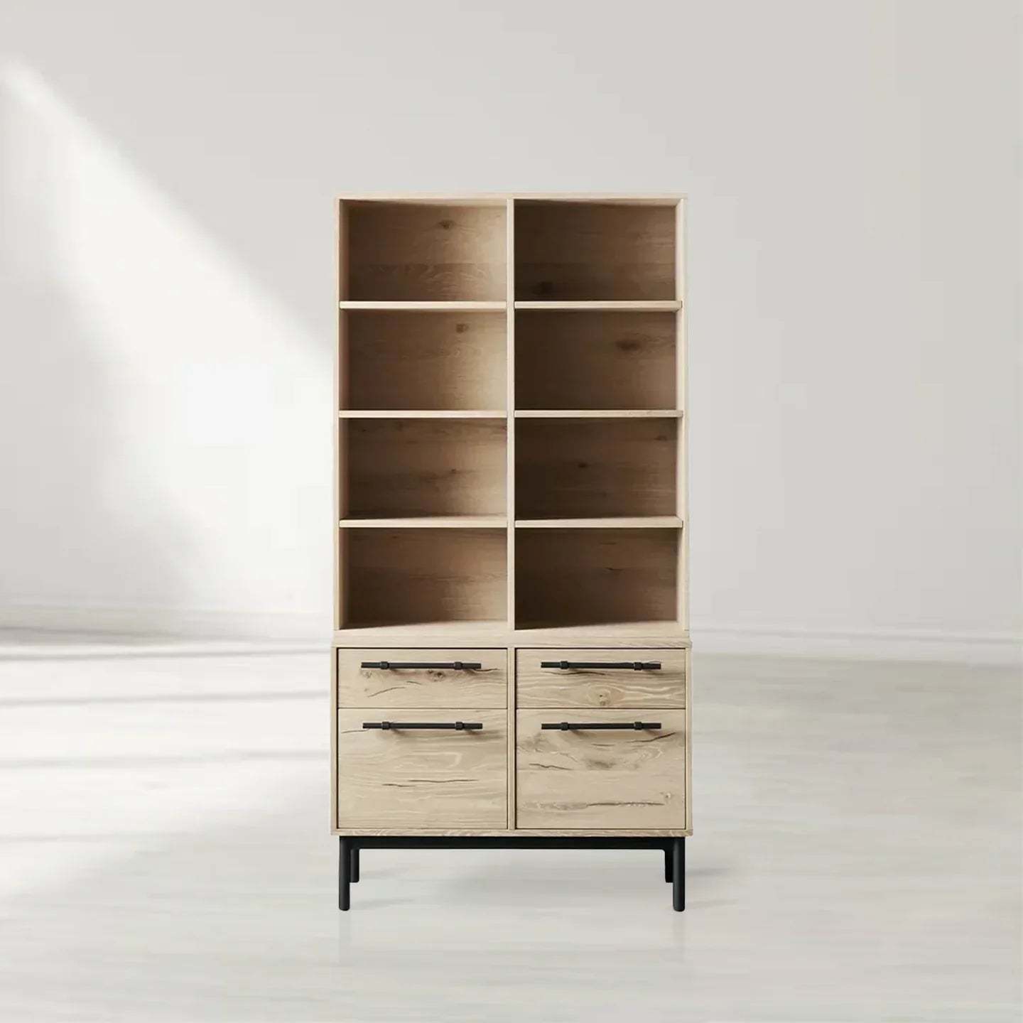 Sullivan Single Bookcase with File Base-Fullstarlighting
