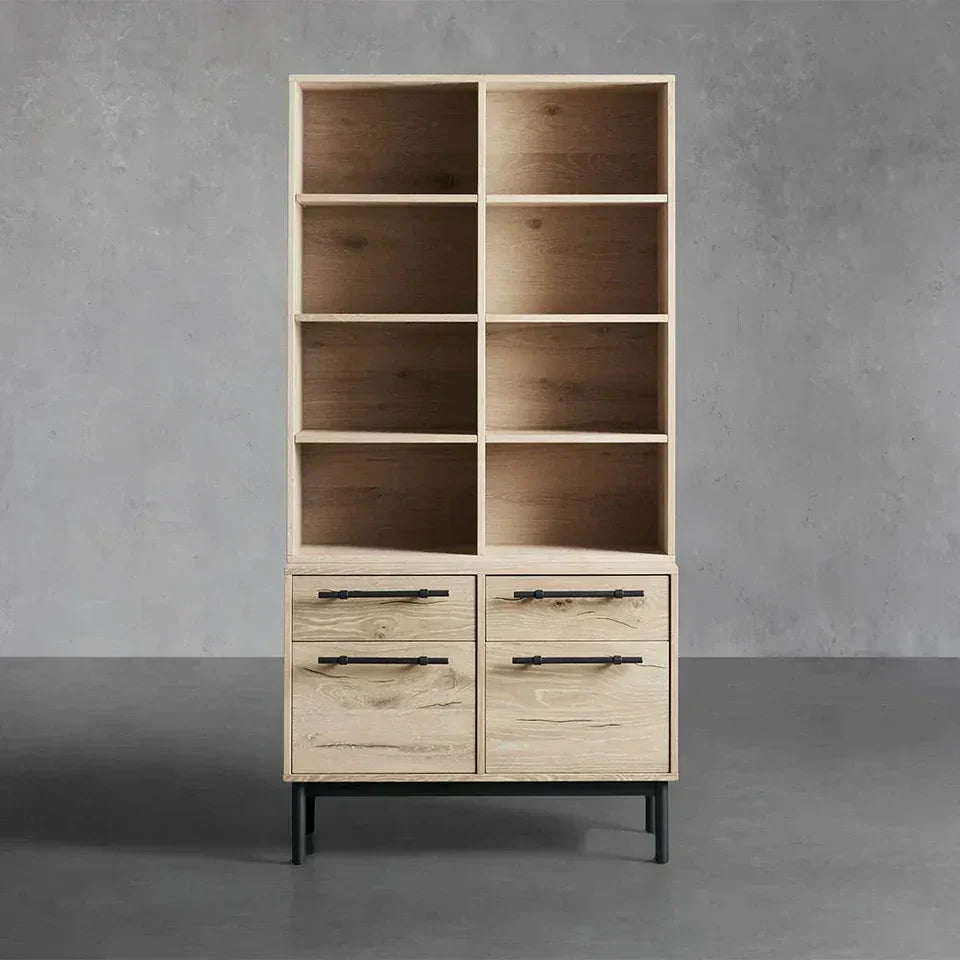 Sullivan Single Bookcase with File Base-Fullstarlighting