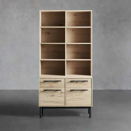 Sullivan Single Bookcase with File Base-Fullstarlighting
