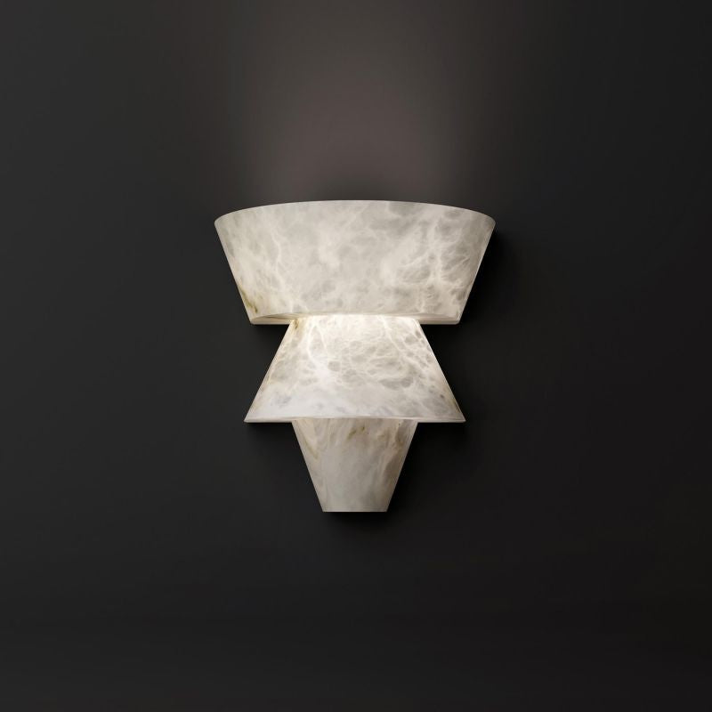 Suri Alabaster Wall Sconce-Fullstarlighting