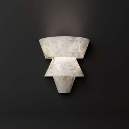 Suri Alabaster Wall Sconce-Fullstarlighting