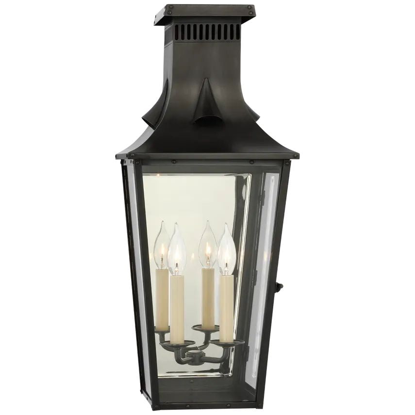 Cypress Medium 3/4 Lantern Wall Sconce Outdoor-Fullstarlighting