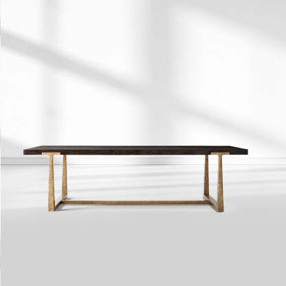 T-Brace Extension Dining Table-Fullstarlighting