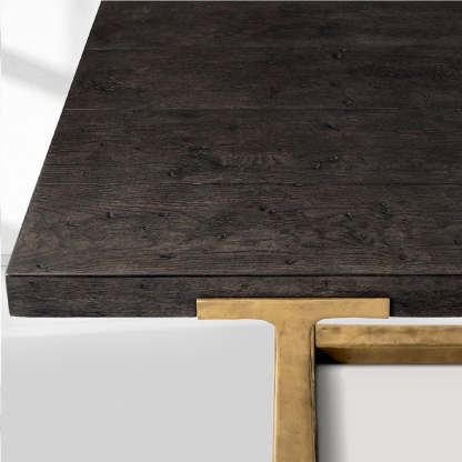 T-Brace Extension Dining Table-Fullstarlighting