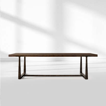 T-Brace Extension Dining Table-Fullstarlighting