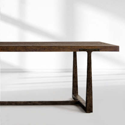 T-Brace Extension Dining Table-Fullstarlighting