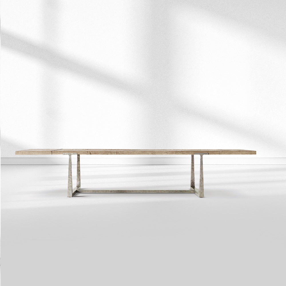 T-Brace Extension Dining Table-Fullstarlighting
