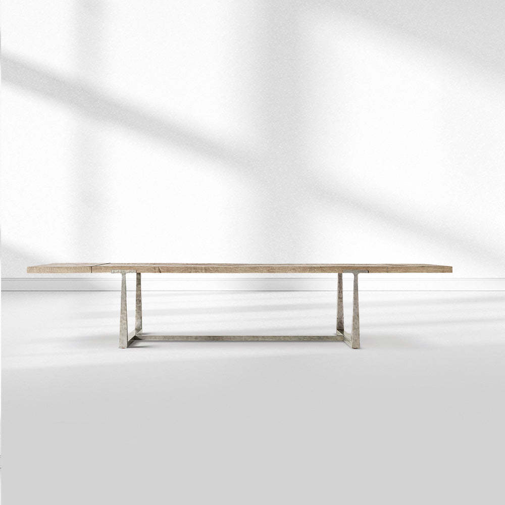 T-Brace Extension Dining Table-Fullstarlighting