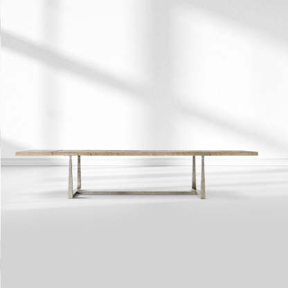 T-Brace Extension Dining Table-Fullstarlighting