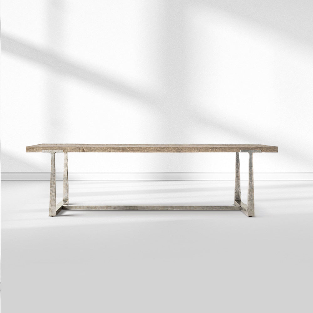 T-Brace Extension Dining Table-Fullstarlighting