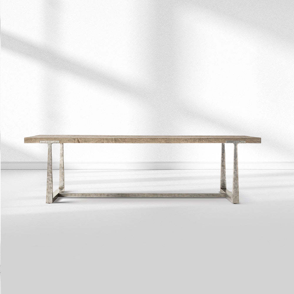 T-Brace Extension Dining Table-Fullstarlighting