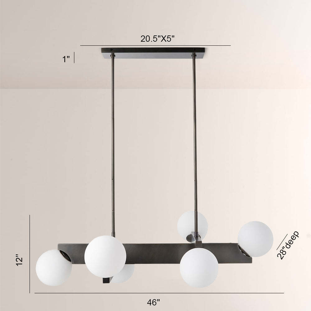 Tallow Linear Chandelier