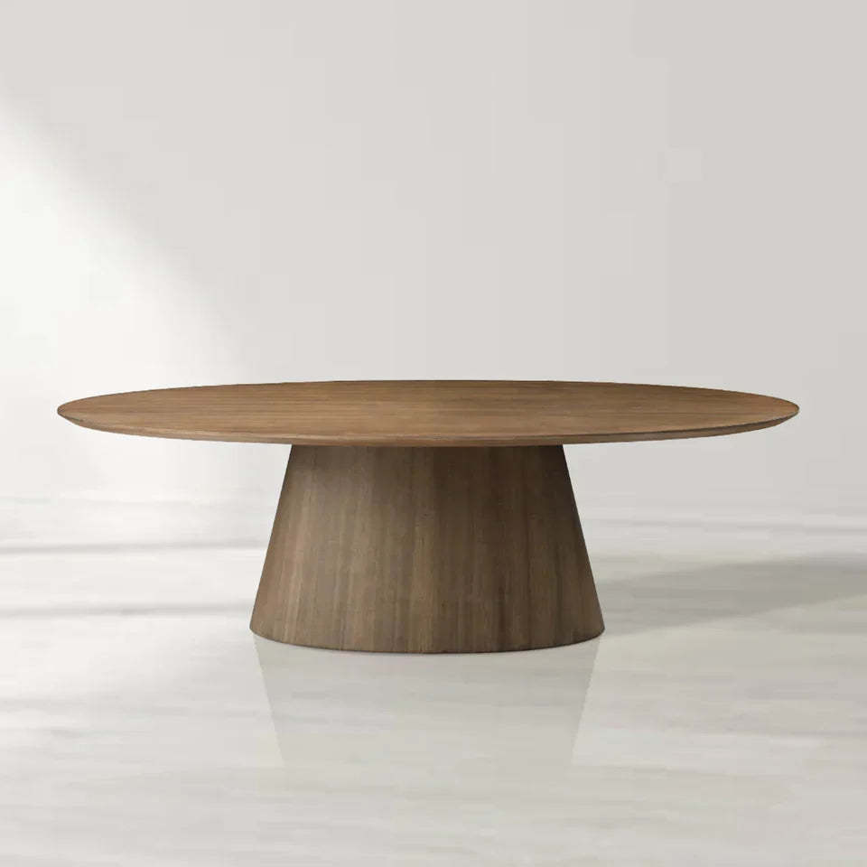 Tavamo Oval Walnut Dining Table