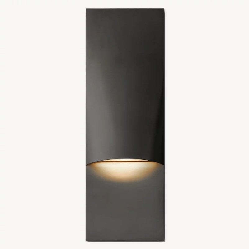 Tazier Vertical Rectangular Sconce 18"H