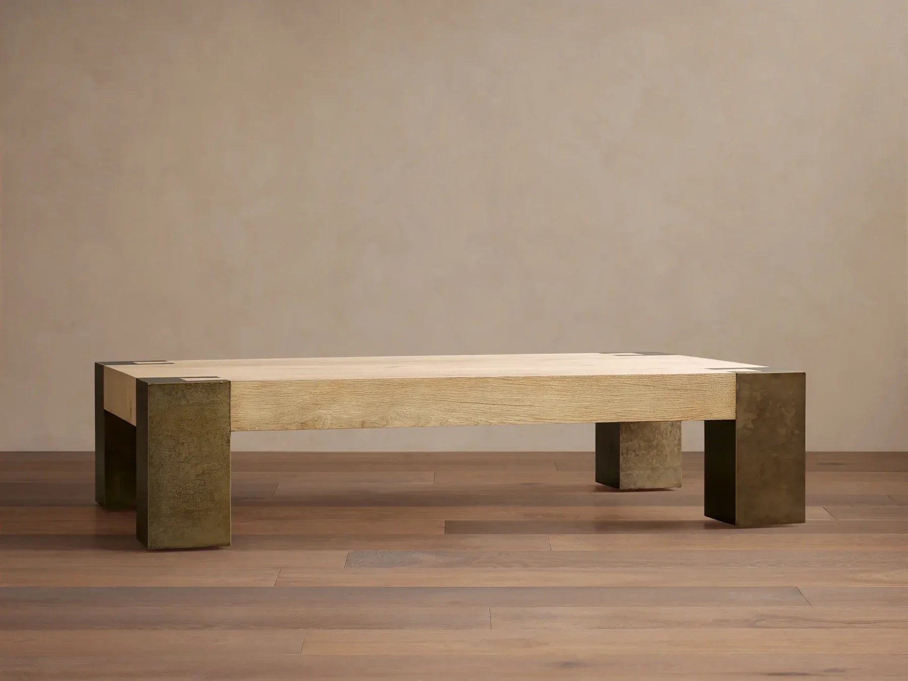 Telluride Oak Coffee Table-Fullstarlighting