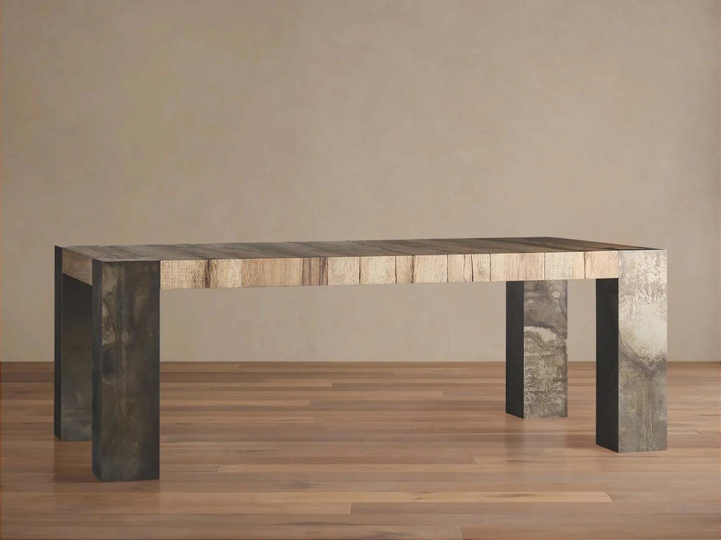 Telluride Oak Dining Table-Fullstarlighting