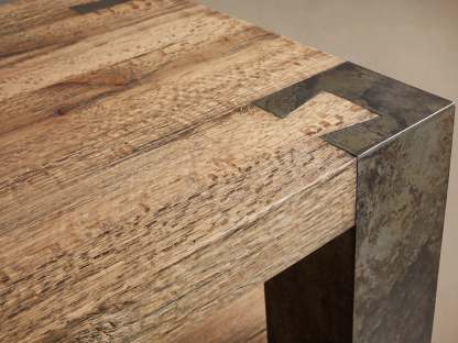 Telluride Oak End Table-Fullstarlighting