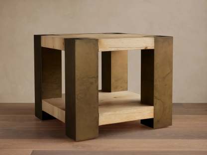 Telluride Oak End Table