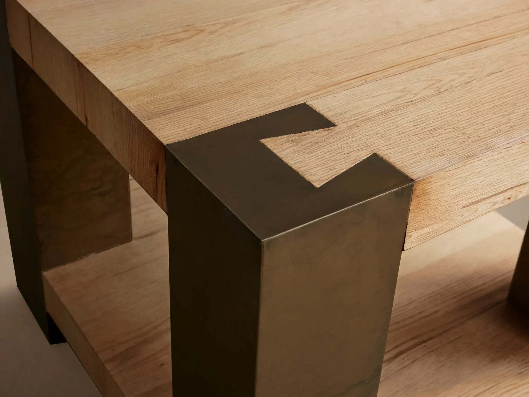 Telluride Oak End Table