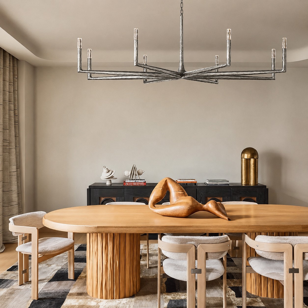 Thadden Round Chandelier 72"