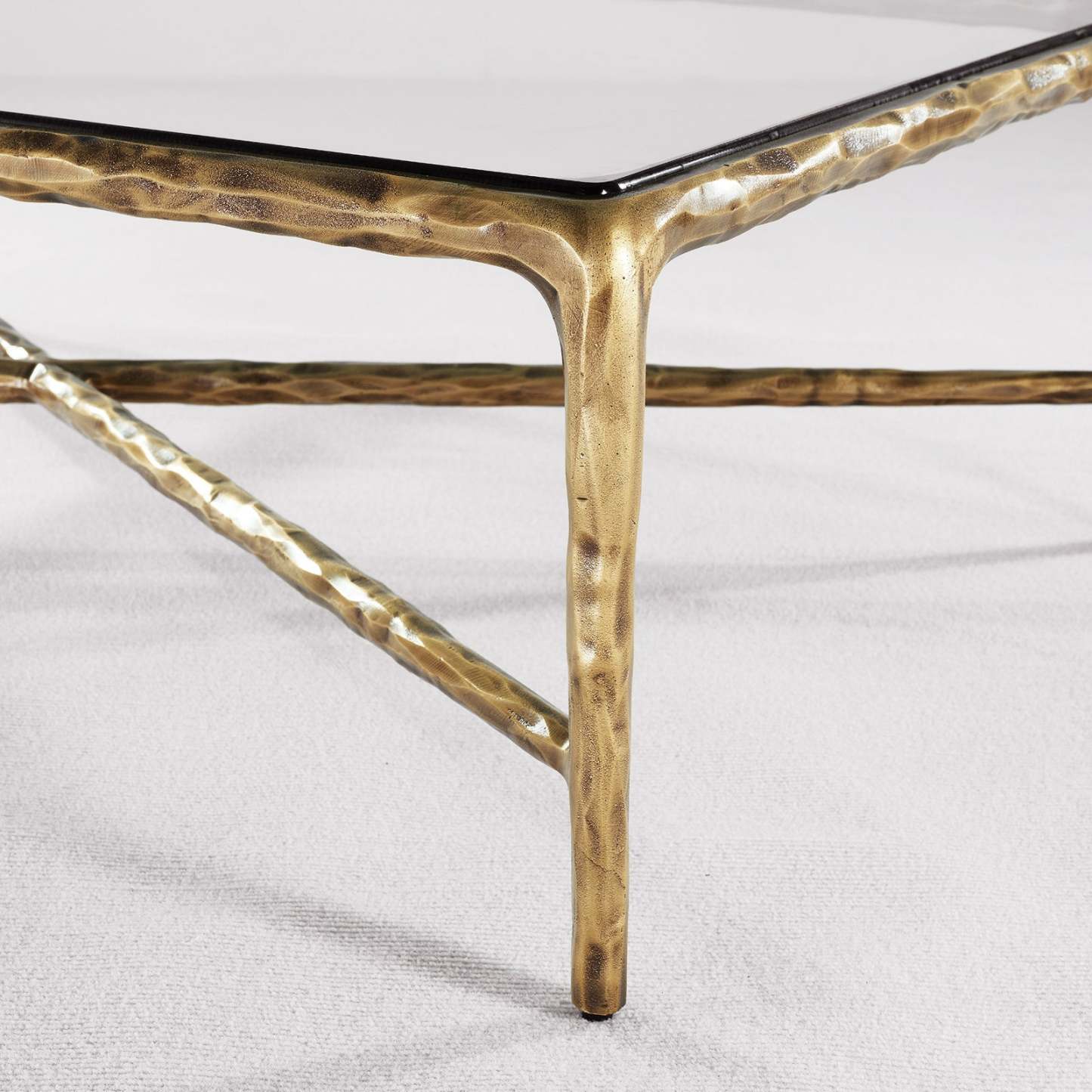 Thaddeus Glass Rectangular Coffee Table-Fullstarlighting