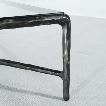 Thaddeus Glass Rectangular Coffee Table-Fullstarlighting