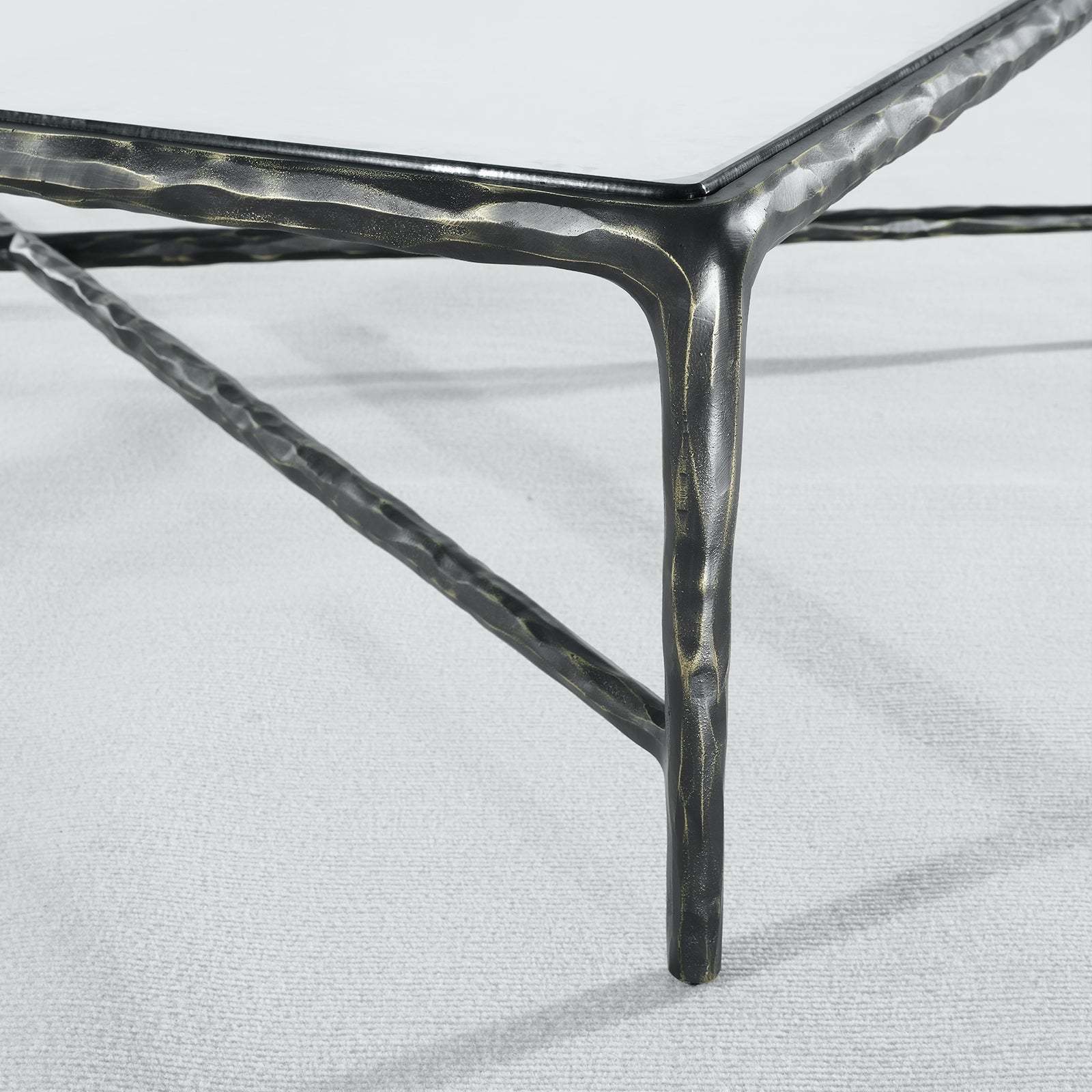 Thaddeus Glass Rectangular Coffee Table-Fullstarlighting